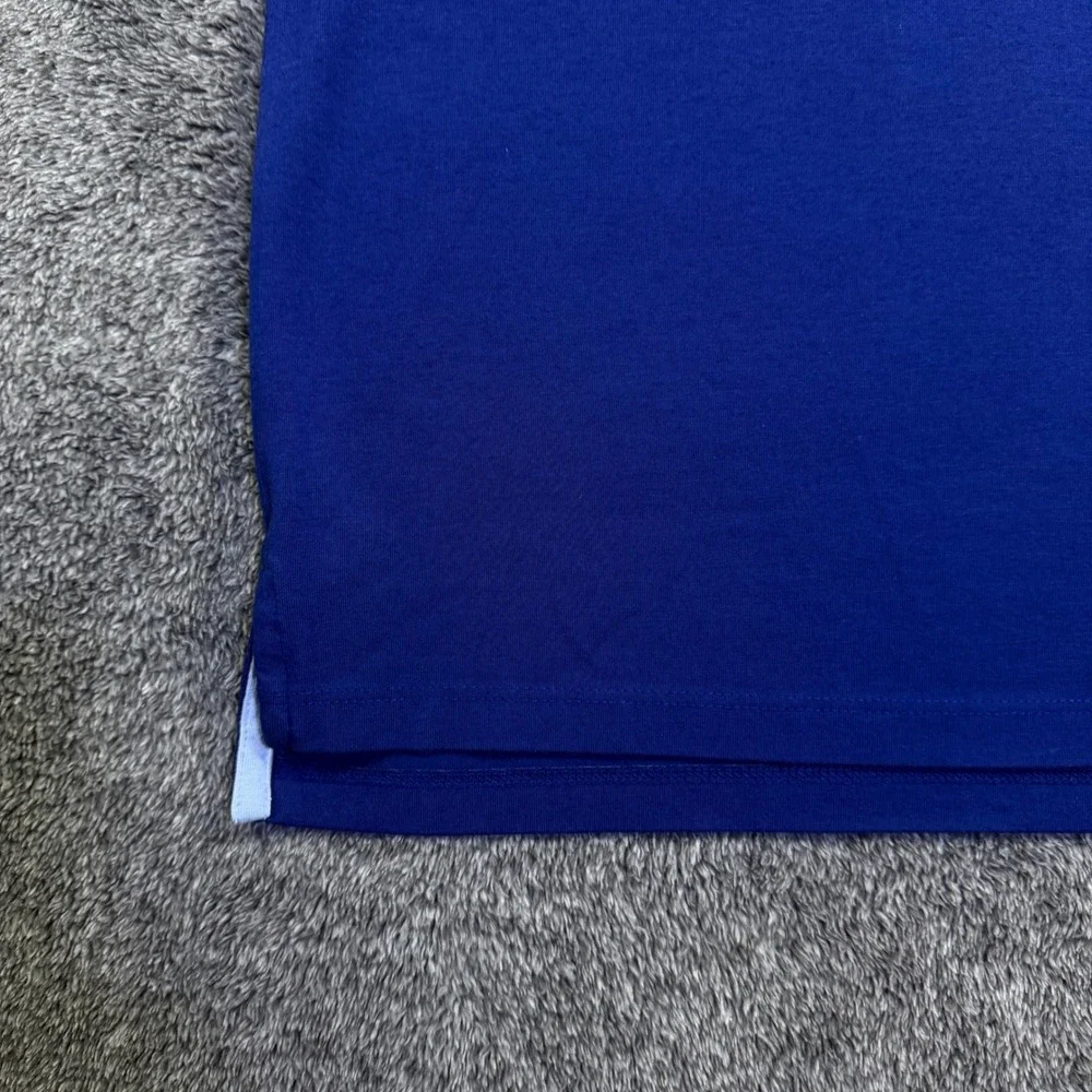 Greyson Mens Crewe Cup Pima Cotton Modal Blend‎ Pocket Polo Shirt Blue Size M